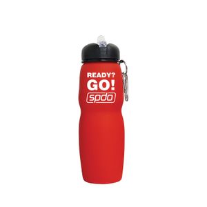 Garrafa de Silicone Dobrável 700ml - VERMELHO