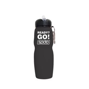 Garrafa de Silicone Dobrável 700ml - PRETO