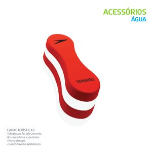 Flutuador para treino de natação - Boia Classic Pullbuoy - VERMELHO