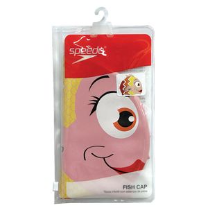 Touca De Natação Infantil De Silicone Fish Cap Speedo - AMARELO