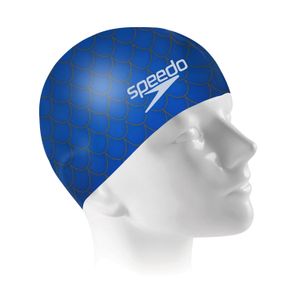 Touca de natação de silicone Skin - AZUL ROYAL