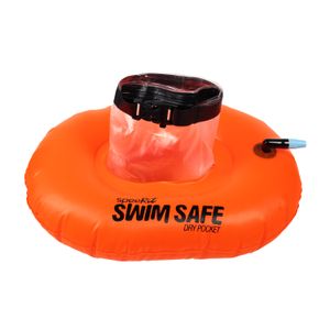 Boia de flutuação 3 em 1 para mar e represa com bolso - Swim Safe - LARANJA NEON