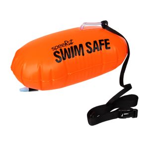 Boia de flutuação 2 em 1 para mar e represa - Swim Safe - LARANJA NEON