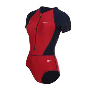 Maiô Manga Curta Life Saver 2 - CHIC RED AZUL MARINHO