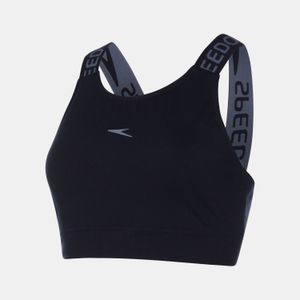 Top Nadador com Elástico Personalizado - PRETO