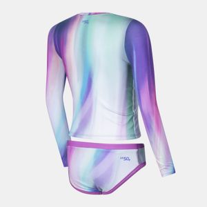 Conjunto De Praia Manga Longa Dupla Face Energy Kids Speedo - RAINBOW