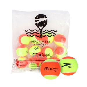 kit com 12 bolas de Beach Tennis SpeedoBT - YELLOW