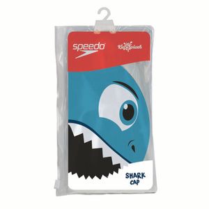 Touca de natação infantil de silicone Shark Kidsplash - AZUL