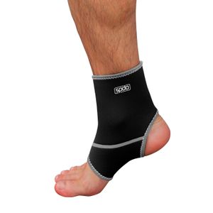 Proteção Esportiva Tornozeleira Classic Unitário - PRETO