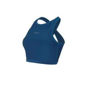 Top para atividade físicas alongado Harmony - AZUL PETROLEO