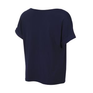 Camiseta ECO gola canoa e manga japonesa - MARINHO