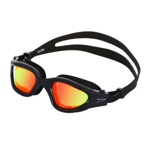 Óculos de natação Glow - BLACK GOLD REVO RED