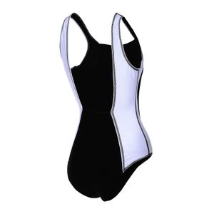 Maiô Adulto New Body Duo - BRANCO PRETO