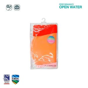 Touca de Natação Flat Cap em Silicone - ROSA NEON