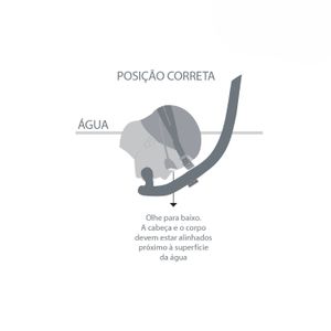 Snorkel Frontal Para Natação Swim Fast Laranja | Speedo