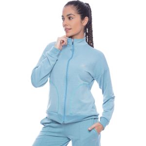 Blusa feminina de moletom Comfy - AZUL CLARO
