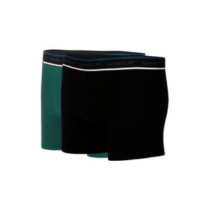 Kit Cuecas Boxer Viscose Premium com 2 Unidades - PRETO TURQUESA