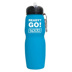 Garrafa de Silicone Dobrável 700ml - AZUL