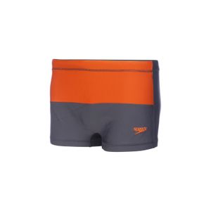Sunga Boxer Color Block - PRETO TANGERINA