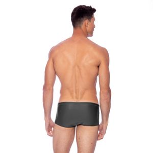 Sunga Tradicional Color Block - PRETO TANGERINA