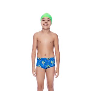 Sunga Infantil Tradicional Tigger Under the Sea - TIGRE AZUL COBALTO