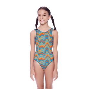 Maiô Body Tropical Flow - WAVES TURQUESA
