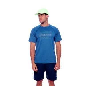 Camiseta Lettering - VERDE PETROLEO