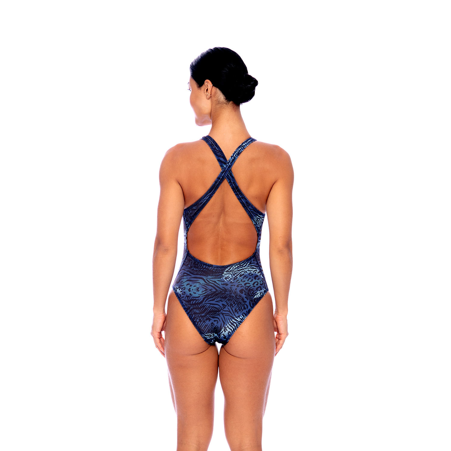 Maiô Cross Slim Foliage – Azul Náutico | Speedo Store Online