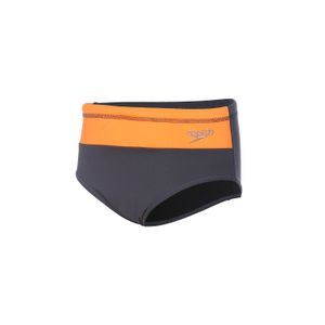 Sunga Junior Tradicional Color Block - GRAFITE APRICOT