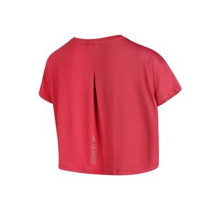 Camiseta Cropped Prega - VERMELHO TERRA
