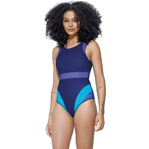 Maiô Body Tricolor Adulto - MARINHO