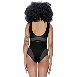 Maiô Body Tricolor Adulto - PRETO