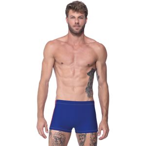 Sunga Masculina Boxer Estampa Lateral - VERMELHO AZUL BIC