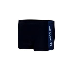 Sunga Masculina Boxer Estampa Lateral - MARINHO PRETO