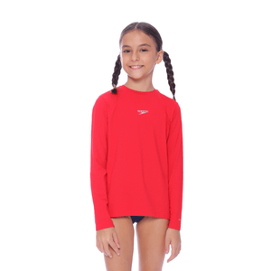 Camiseta UV Protection M/L Infantil - CHIC RED