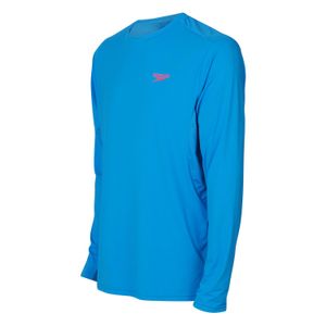 Camiseta Manga Longa Power Running - AZUL VIBRANTE