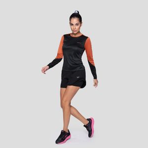 Camiseta Feminina Manga Longa Momento - PRETO AMBAR