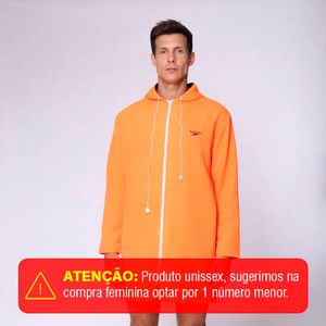 Roupão De Natação Adulto New Malta - LARANJA NEON