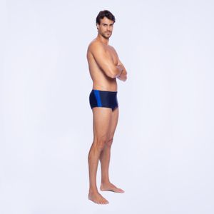 Sunga Tradicional com Recorte Lateral - AZUL AZUL NOTURNO