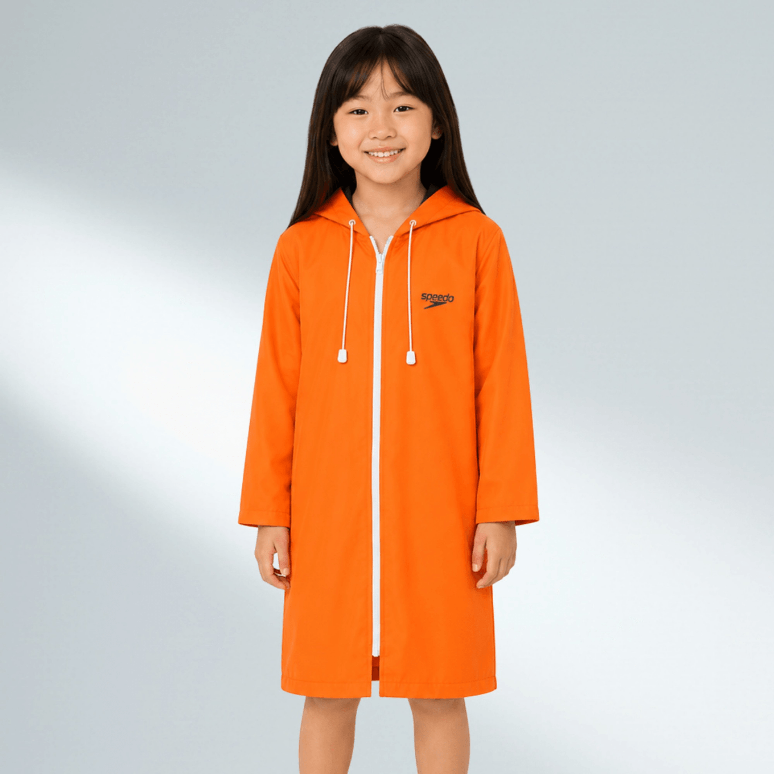 Roupão De Natação Infantil New Malta Speedo - Laranja Neon - imagem 1