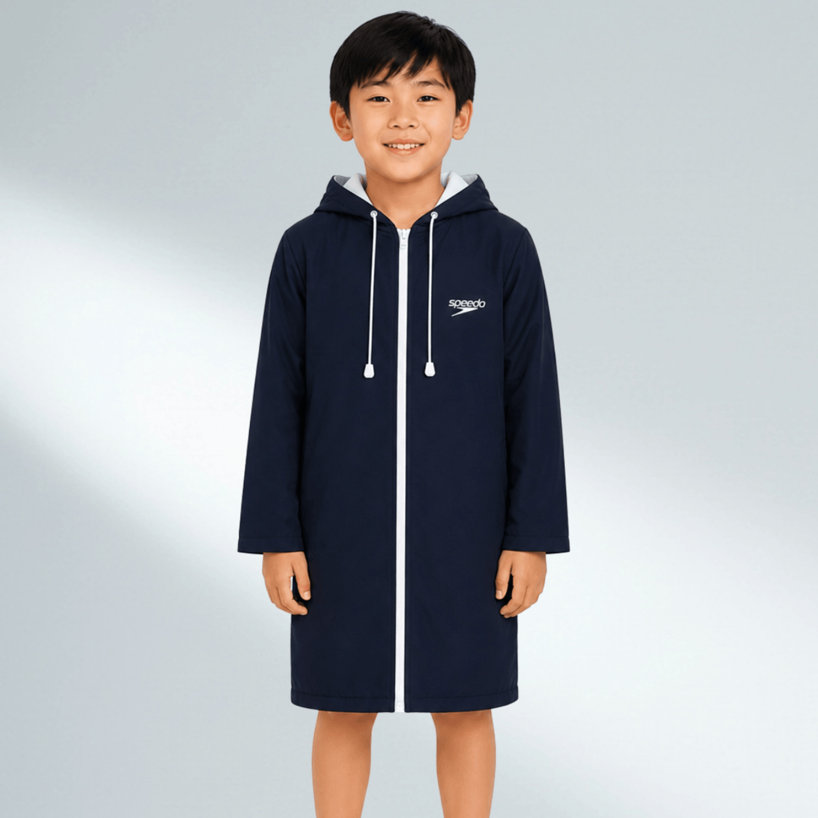 Roupão De Natação Infantil New Malta Speedo - DARK BLUE - imagem 1