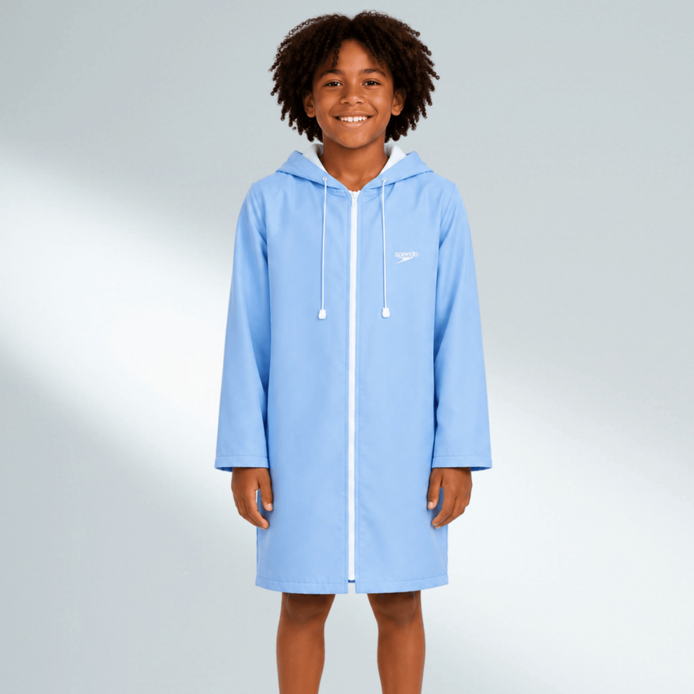 Roupão De Natação Infantil New Malta Speedo - Azul Claro - imagem 1