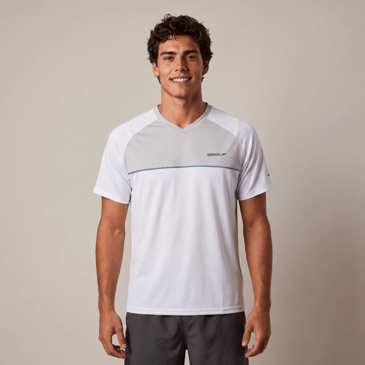 Camiseta Masculina Tricolor - BRANCO - imagem 1